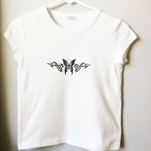 A rare Brandy Melville butterfly crop top! :)